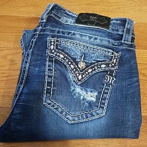 Miss Me Womens Signature Boot Jeans Size 33